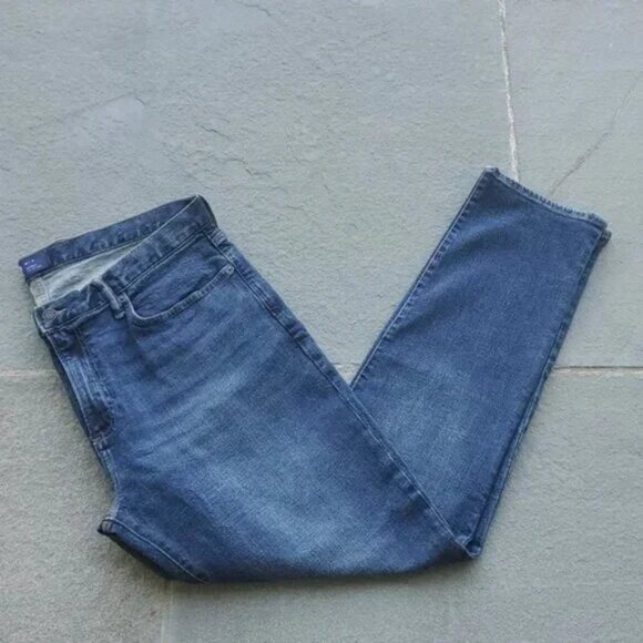 38x32 Gap Darkwash Skinny Fit Jeans | Gap Skinny Fit Jeans | Men's Gap Jeans - Picture 1 of 7